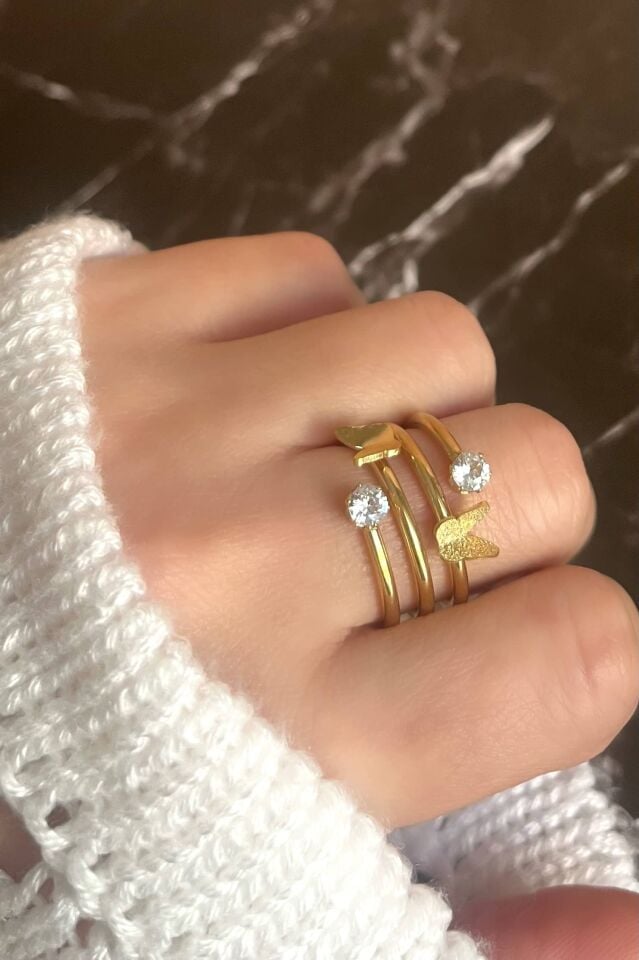 Kelebek Sarmal Yüzük