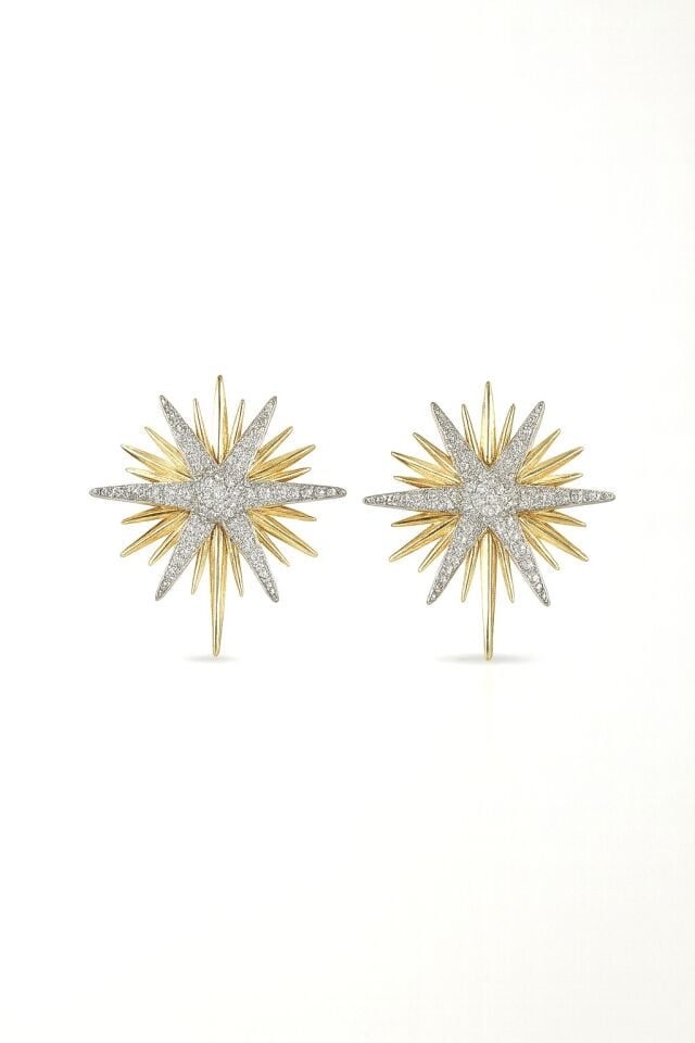 Kuzey Yıldızı Küpe