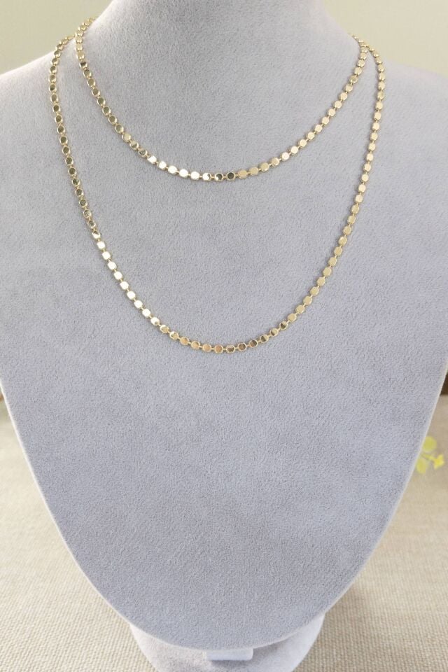 Uzun Ezme Zincir Kolye