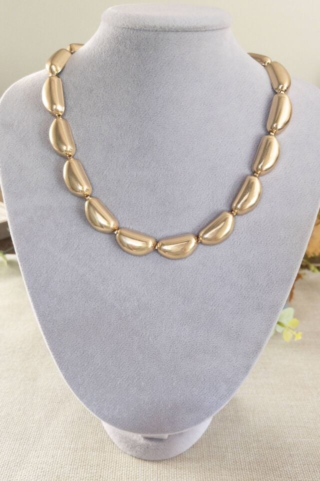 Oval Formlu Vintage Kolye