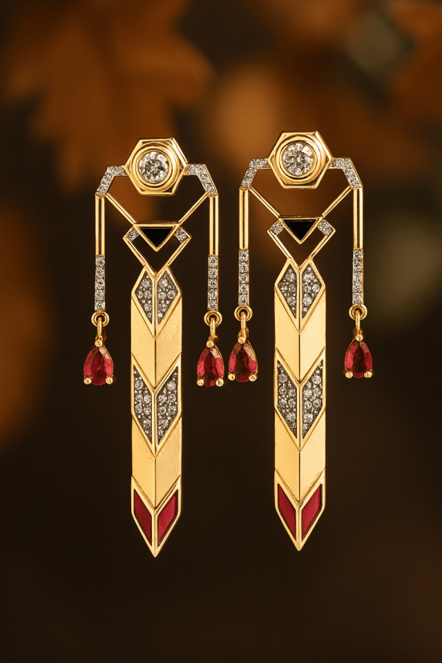 Modern Tasarım Vip Küpe